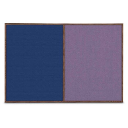 United Visual Products Slim Style Indoor Enclosed Radius Corkbo UVRDS23SB-SATIN-DBURGU